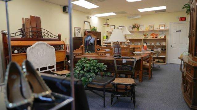 Tables and chairs at the store