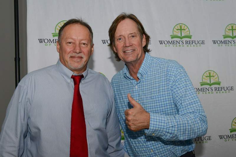 Venue Sponsor and Corporate Air CEO Rodger Pridgeon with Keynote Speaker Kevin Sorbo