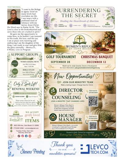 Womens Refuge August 2026 Newsletter2