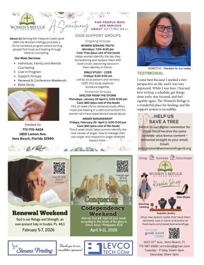 Womens Refuge January 2026 Newsletter2