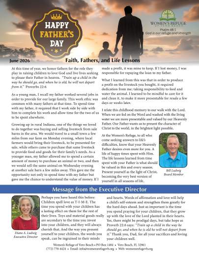 Womens Refuge June 2026 Newsletter
