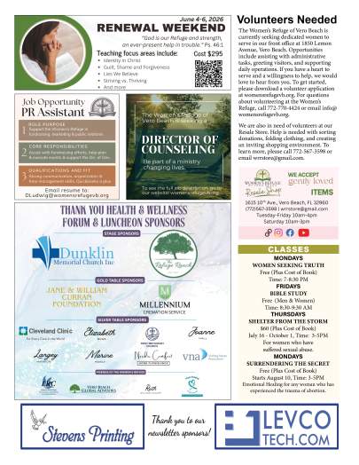 Womens Refuge May 2026 Newsletter2