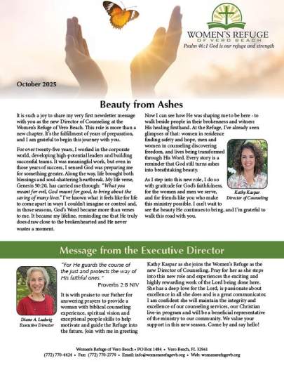 Womens Refuge October 2025 Newsletter
